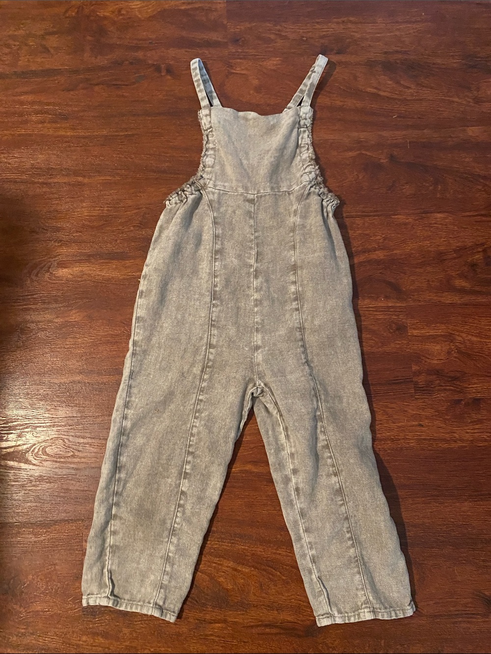 ☀️5/25☀️ Zara Girl’s  Gray Lightweight Overalls -Size 7